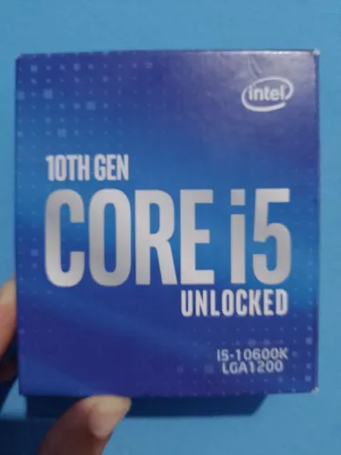 Intel Core i5-10600K 10ª Geração BOX | 6C/12T | 4.8GHz, C/ Air cooler | Usado