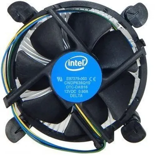 Intel Fan Core i3/i5/i7 4 Pinos Aluminio 12V
