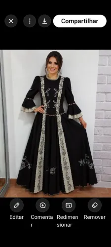 Vestido gaúcho n° 44