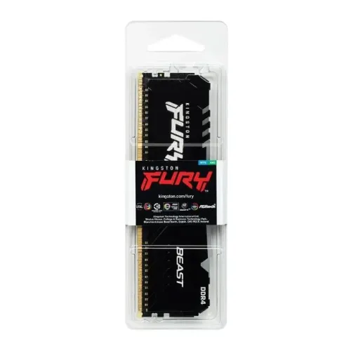 Memória RAM 2 x 8GB (16GB) Kingston Fury Beast DDR4 2666MHz RGB (Na Caixa c/ Nota Fiscal)