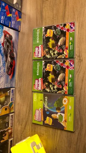 DVDs Ciências e Biologia / Videoaulas do Ensino Fundamental e Ensino Médio / Envio Rápido