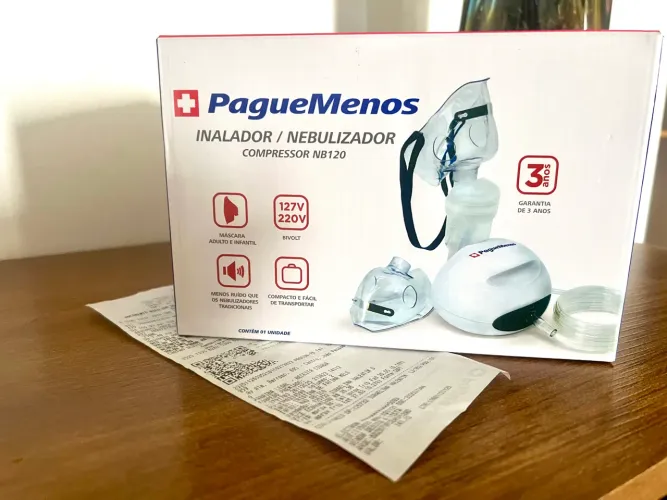 Inalador / Nebulizador / Novo / 3 Anos Garantia 