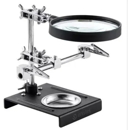 LUPA DE MESA COM SUPORTE 5X ONISTEK