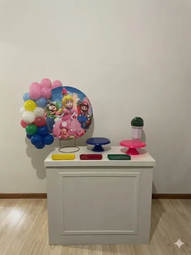 Pegue e monte festa na mesa