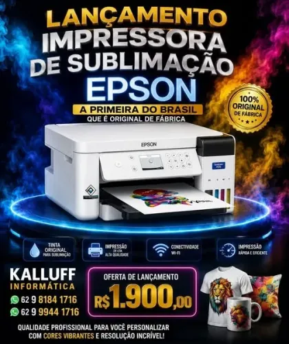 SUBLIMAÇÃO AGORA TEM IMPRESSORA ORIGNAL DE FABRICA PREÇO DE LANÇAMENTO 1.900,00