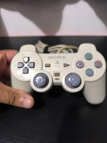 Controle Playstation 1 Branco Original