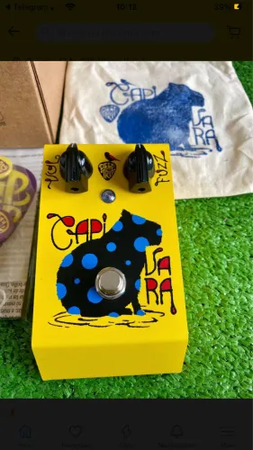 Pedal Fuzz Capivara Fuzz face Deeptrip Low Gain 