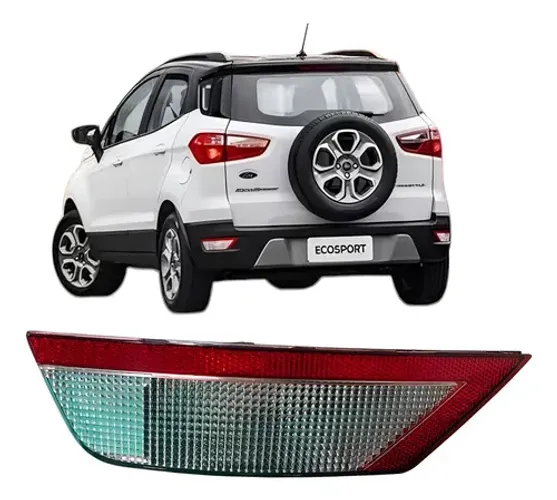 Lanterna Traseira Parachoque Le Ecosport 2013 A 2019 Luz Re Esquerdo/motorista Bi-color