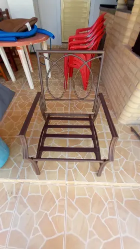 Conjunti de Mesa de vidro com 4 cadeiras