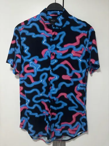 Bluesteel - Camisa de Botão Masculino Tamanho P