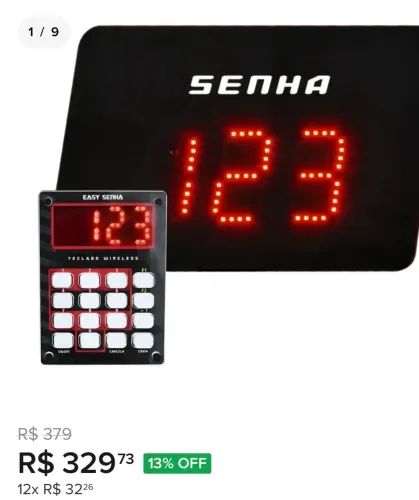 Painel de senha