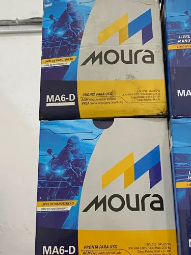 Bateria Moura 6ah com 6 meses de garantia