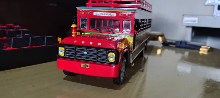 Miniatura de ônibus da Colômbia 