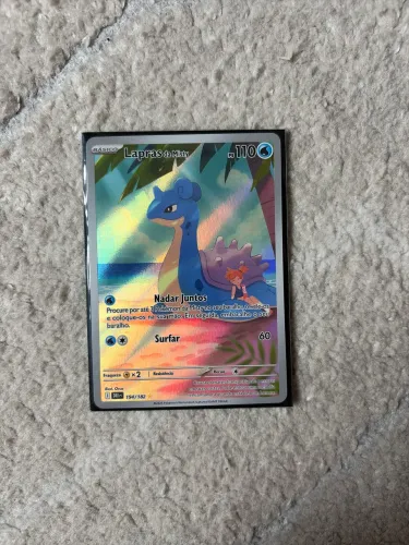 Carta Lapras da Misty Full Art