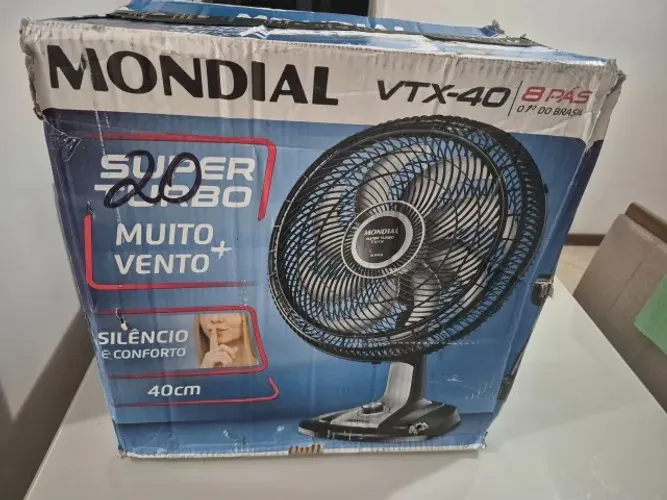 Ventilador Mondial - 40cm Super Turbo 8 Pás - 110V - LACRADO