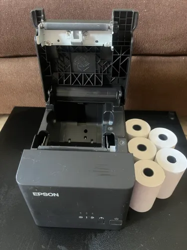 Impressora Epson TM-T20X para Cupom/Nota + 5 Bobinas Inclusas