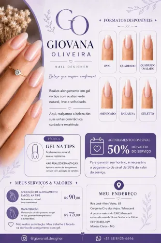Alongamento em Gel na Tips | Aplicação e Manutenção | Nail Designer
