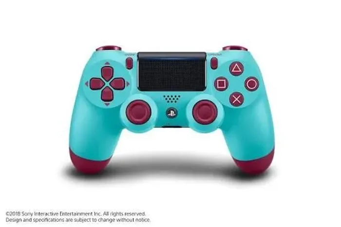 Controle DualShock 4 Berry Blue original da Sony