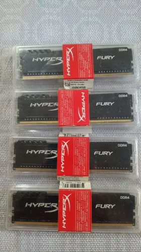 Memórias Hyperx Fury ddr4 8gb 2666mhz(Cada)