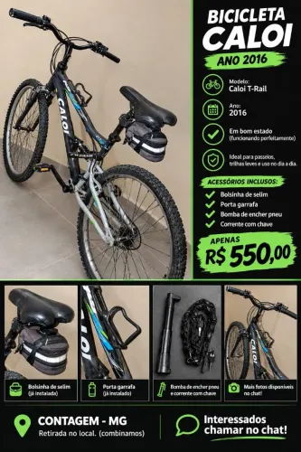 Bicicleta Caloi 2016