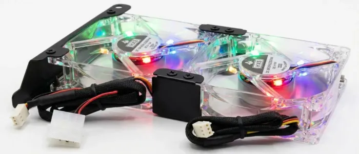 Cooler Fan Duplo para GPU com LED RGB Dissipação Térmica Máxima