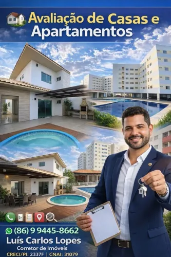 Avaliação de Casas e Apartamentos em Teresina PI e Região