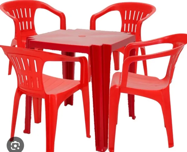 Mesa e cadeira infantil Tramontina 