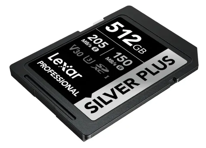 Cartão de memória Lexar Professional Silver Plus 512gb