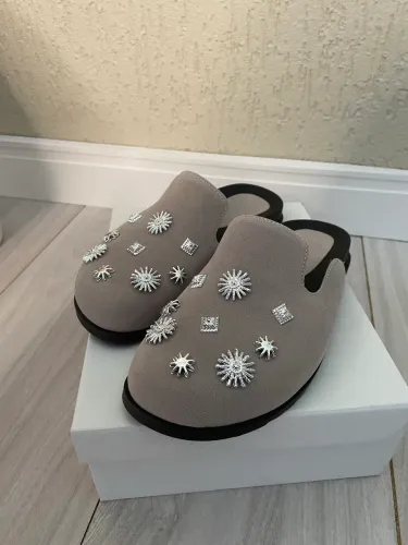 Clog Feminina Cinza