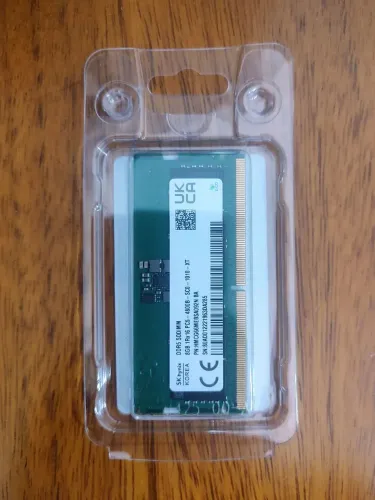 Memória SK hynix 8GB DDR5-4800 SODIMM PC5-4800B 1Rx16 HMCG66MEBSA092N