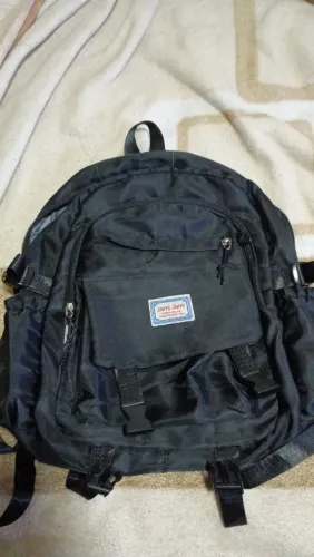 Mochila Unissex Multifuncional Grande Capacidade, Espaço para Notebook - Preta