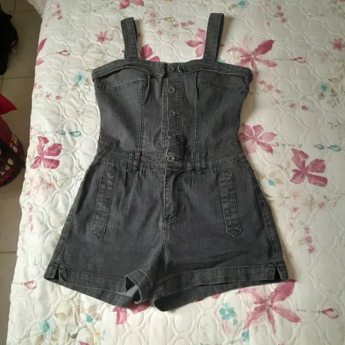 Macaquinha Jeans Tam M
