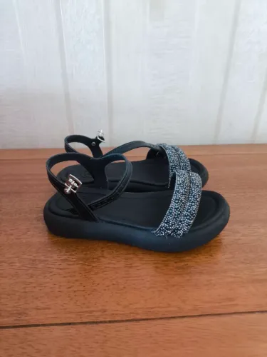 Sandália juvenil Molekinha Preta Tam 27