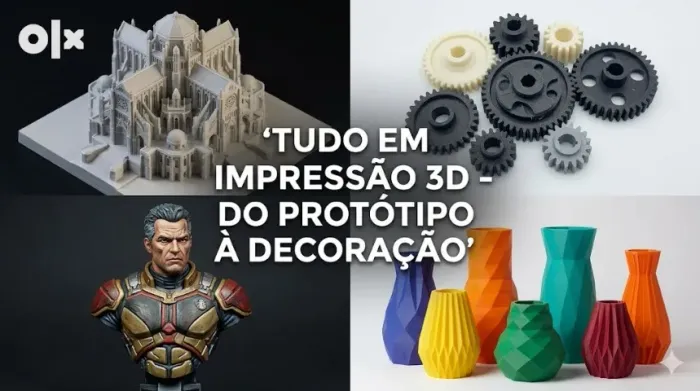 Impressão 3D de Alta Precisão - Peças Sob Encomenda e Projetos