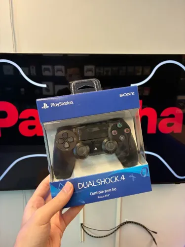 CONTROLE PS4 PRETO NOVO LACRADO + GARANTIA LOJA !!!