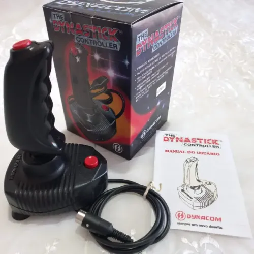 Joystick Dynastick Dynacom p/ CP400 / Color Computer (CoCo) c/ Caixa e Manual