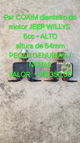 Par COXIM dianteiro do motor JEEP WILLIS 