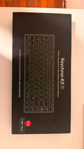 Teclado mecânico Keychron K3 V2 - de 700,00 por 450,00