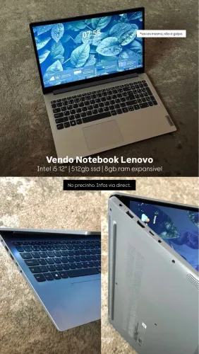 Vendo Notebook Lenovo