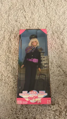 Piloto De Avião 1999 Mattel Edição Especial Na Caixa