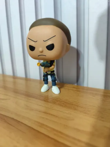 Funko Pop! Animation do personagem Weaponized Morty (#173) da série Rick and Morty