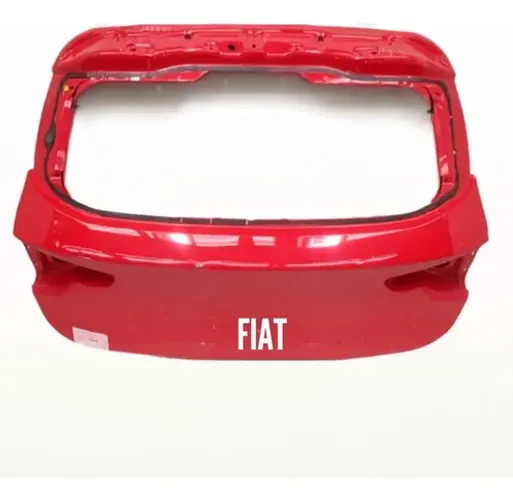 Tampa Traseira Fiat Argo Hatch 2012 2017 Vermelho Detalhe