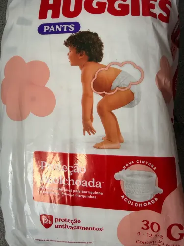 Huggies pants 30 fraldas G