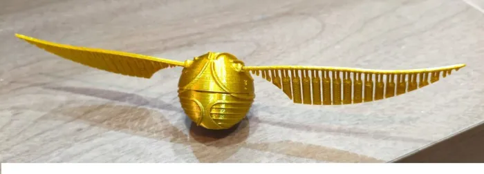 Pomo de ouro Harry Potter impressão 3d