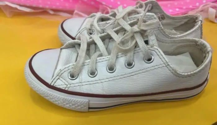 Tênis All Star em couro original 27