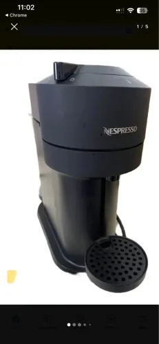 Cafeteira elétrica Nespresso Vertuo preta 127v