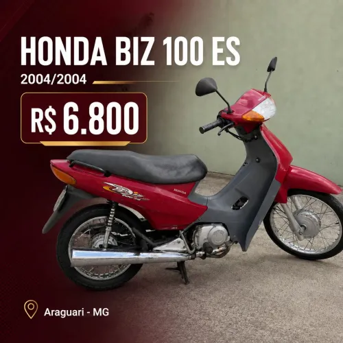 Honda Biz 100 ES 2004/2004 - Partida Elétrica e pedal 