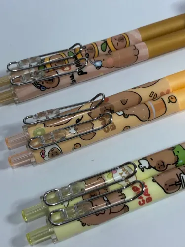 Kit 6 canetas de Capivara