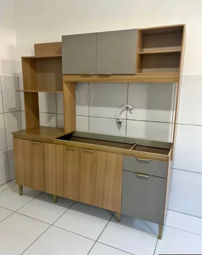 Cozinha compacta na caixa novo