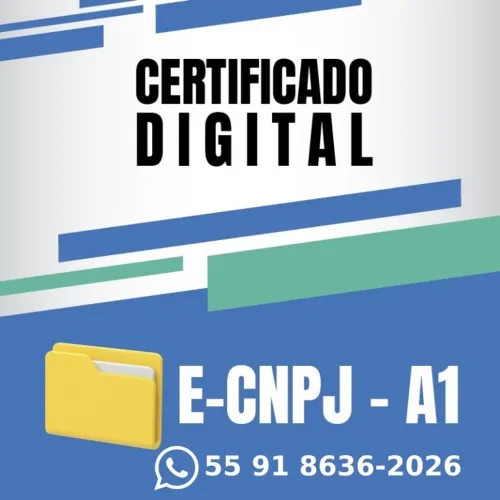 Certificado digital e-cnpj A1
